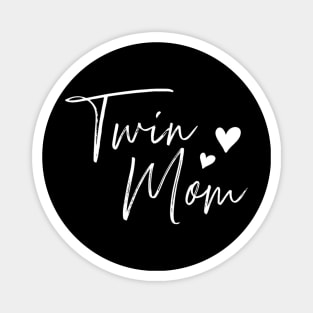 Twin Mom hearts Magnet